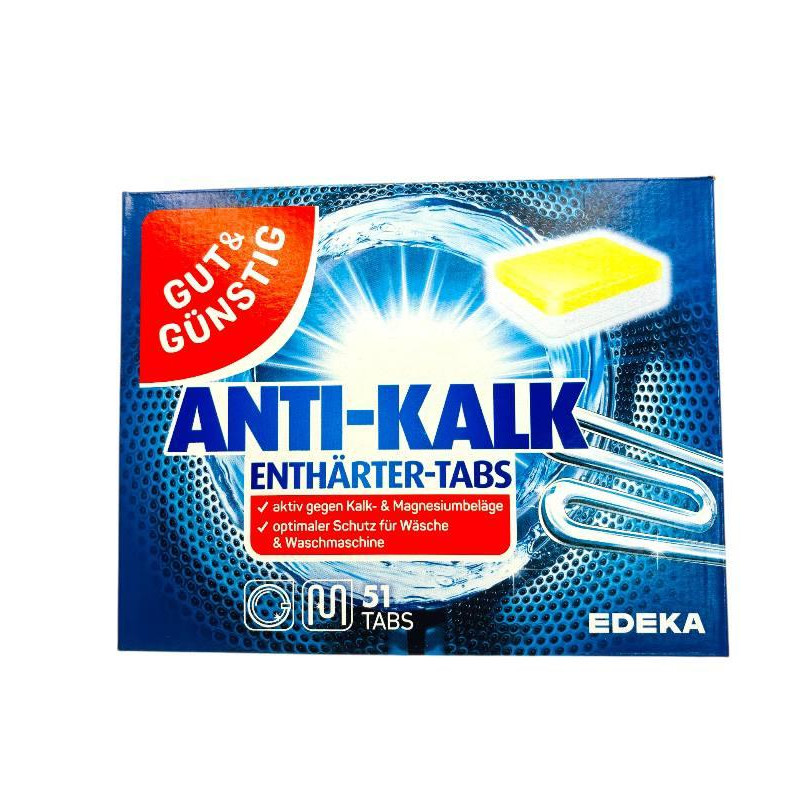 Таблетки від накипу Gut & Gunstig Anti-Kalk Tabs 51 шт.