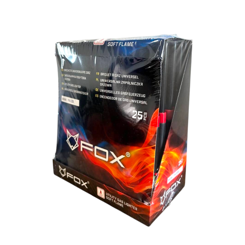 Запальничка газова побутова Fox FX-133 25 шт 8113