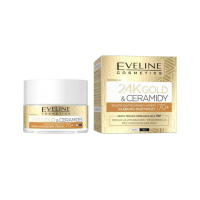 Крем для обличчя Eveline Cosmetics 24K Gold & Ceramidy 70+ Живильний 50 мл.