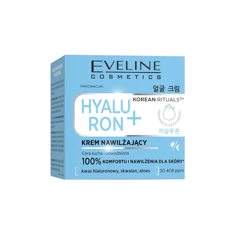 Крем для обличчя Eveline Cosmetics Korean Rituals HYALURON + Зволожувальний 50 мл.