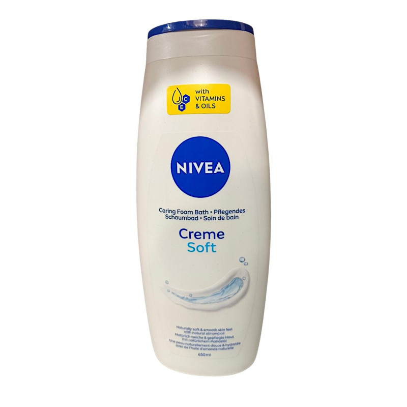 Крем-гель для душу NIVEA Creme Soft з олією мигдалю 650 мл 5813