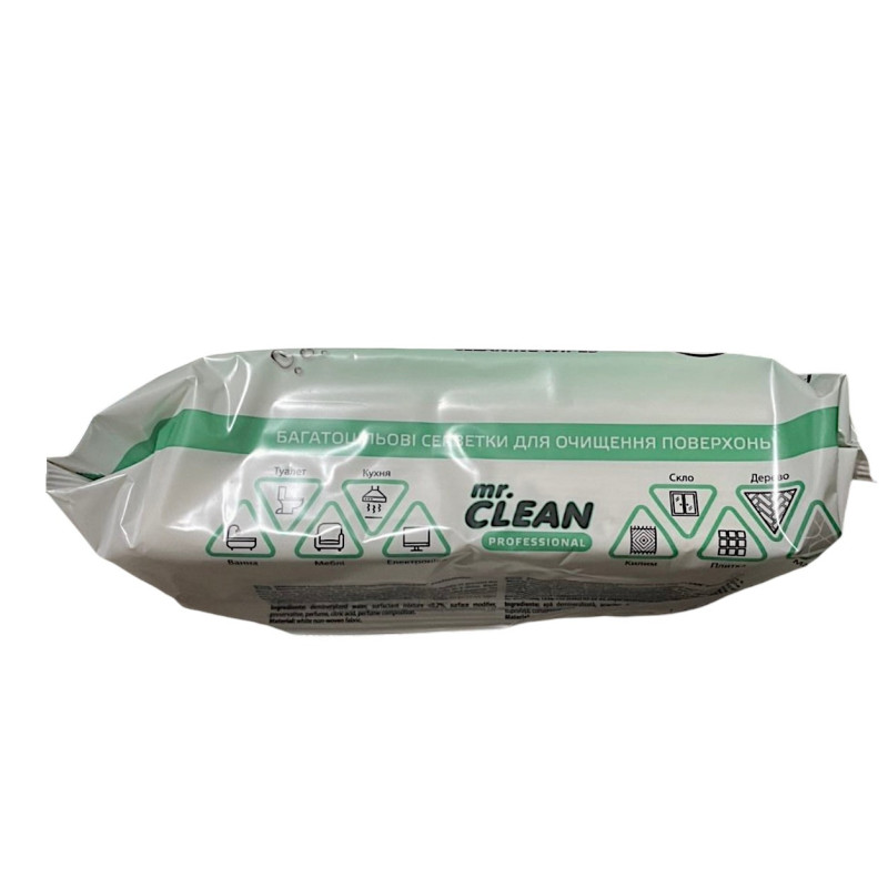 Серветки вологі для прибирання Mr. CLEAN professional універсальні 100 шт 1097