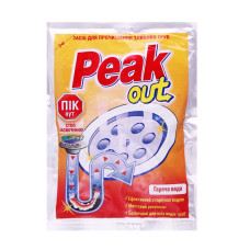 Засіб для чищення труб Prompack Peak Out 80 г. для гарячої води