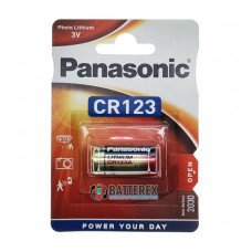 Батарейка CR-123 Lithium 3V PANASONIC 1 шт. планшет 7097