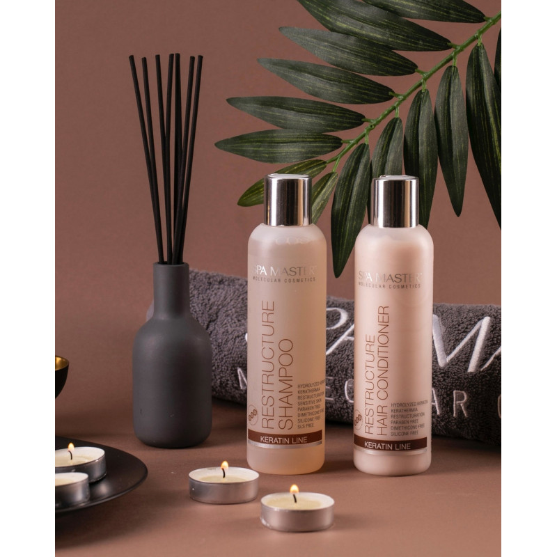 Шампунь Spa Master Prof KERATIN LINE реструктурирующий 129SM 200 мл.