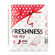 Прокладки гігієнічні Freshness Cotton TOP DRY Normal 8 шт.