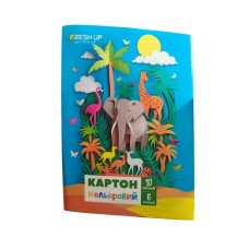 Картон А4 Fresh Up 10 аркушів 6 кольорів 0956