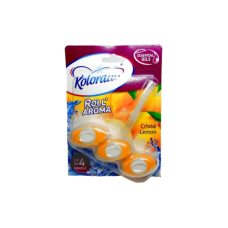 Туалетний блок для унітаза Kolorado Roll Aroma Cristal Lemon Лимон 51 г.