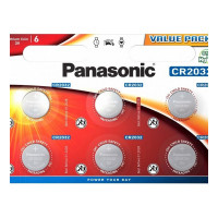 Батарейка CR-2032 Lithium. 3V PANASONIC 6 шт. 3836