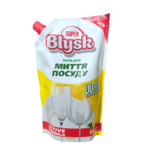 Засіб для миття посуду Super Blysk Lemon дой-пак 500 мл
