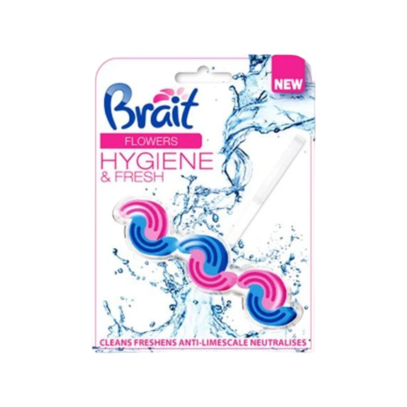 Туалетний блок для унітаза Brait Flowers 2х45 г (duopack) BRAIT 7860