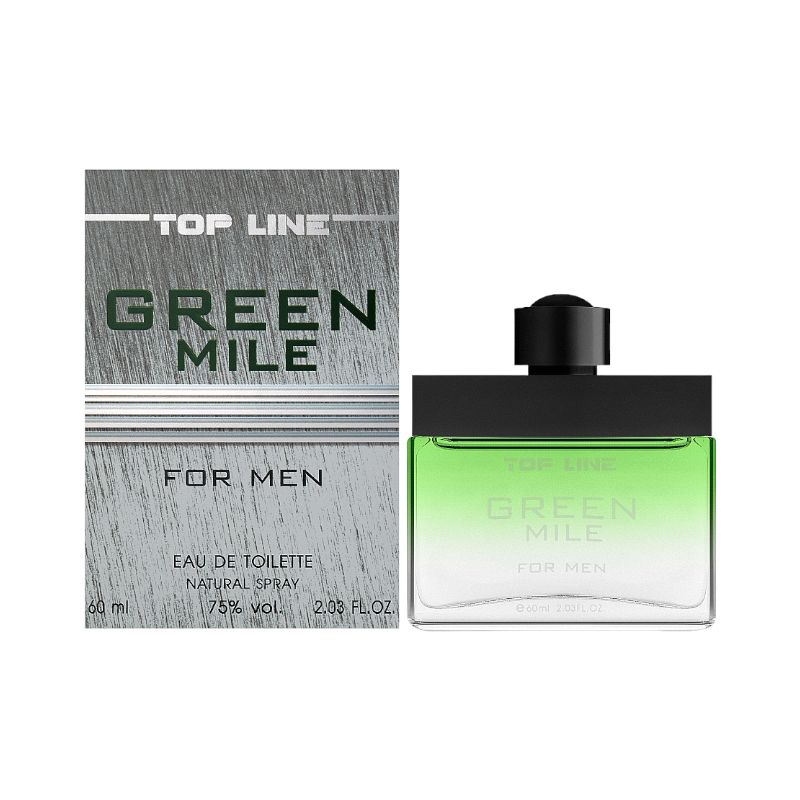 Туалетна вода чоловіча TOP LINE GREEN MILE 60 мл Aroma Perfume 2403