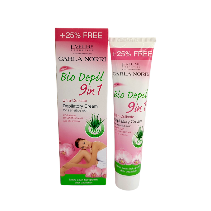 Крем для депіляції Eveline Cosmetics Bio Depil 9в1 Ультраніжний 125 мл.