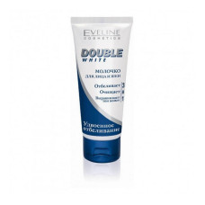 Молочко для обличчя та шиї EVELINE Double White 3 в 1 відбілююче, очищаюче 200 мл 3516