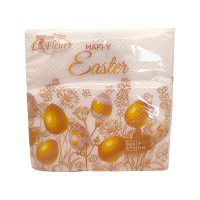 Серветки Золоті писанки La Fleur 33 х 33 2 шари 16 шт.