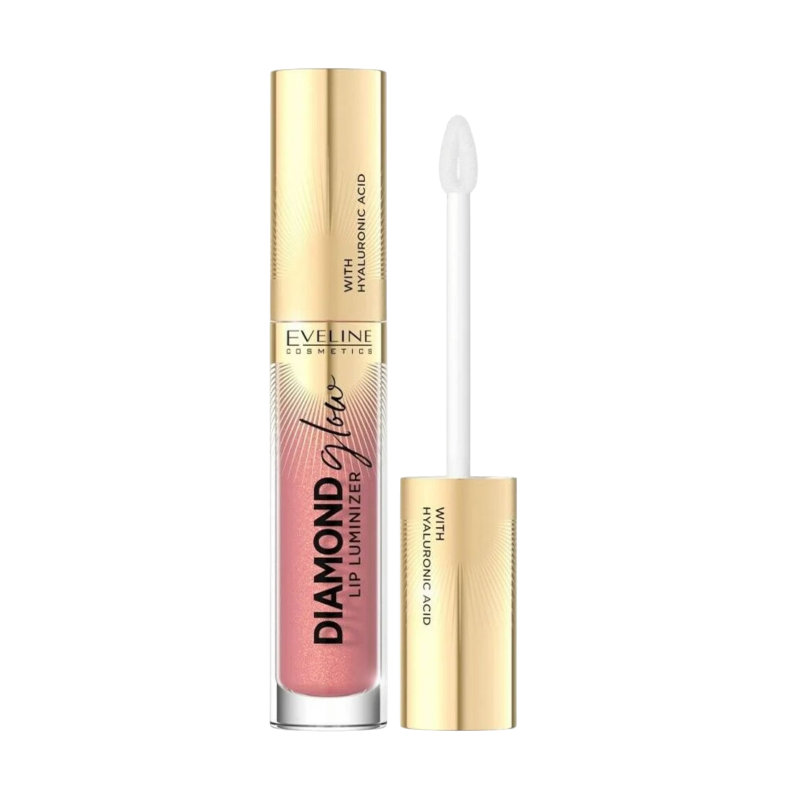 Блиск для губ Eveline Cosmetics Diamond Glow Lip Luminizer з гіалуроновою кислотою 04 4.5 мл.