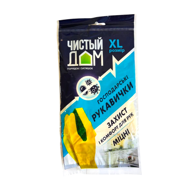 Рукавички господарські р. XL Чистий Дім 240 шт.кор.