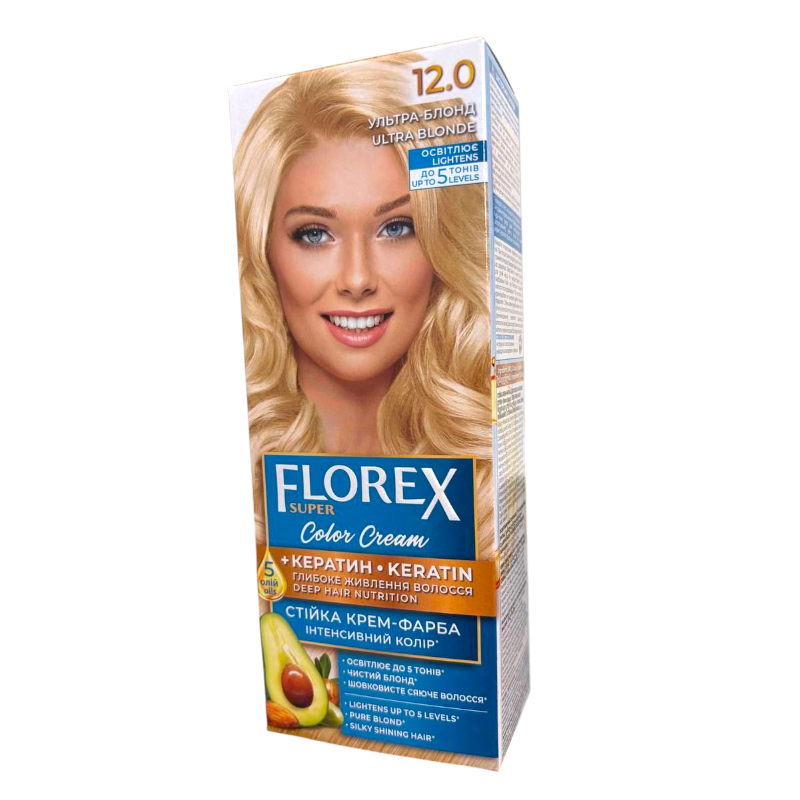 Фарба для волосся Florex Super 12.0 Ультра блонд