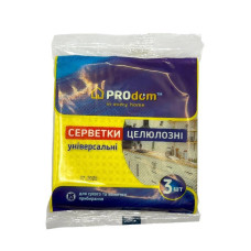 Серветки целюлозні PRODOM 3 шт. 0524