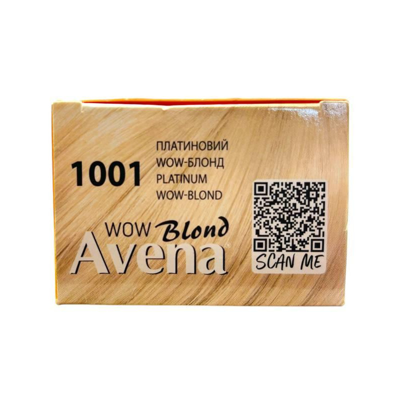 Стійка крем-фарба для волосся Acme Color AVENA 1001 Платиновий блонд
