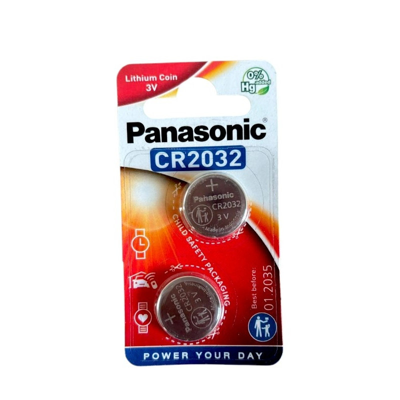 Батарейка PANASONIC CR-2032 Lithium 3V 2 шт. 0689