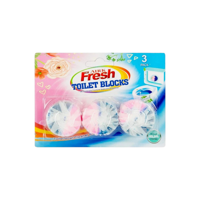 Таблетки для унітаза Airk Fresh toilet blocks 3 шт 5835