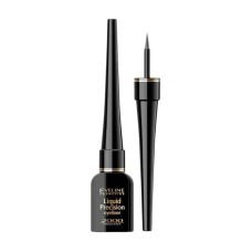 Підводка для очей чорна матова EVELINE Liquid Precision Eyeline 4 мл.