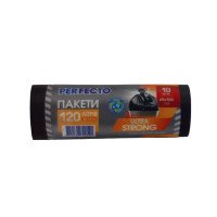 Пакети для сміття 120 л. х 10 шт. LDPE PERFECTO