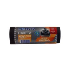 Пакети для сміття 120 л. х 10 шт. LDPE PERFECTO