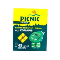 Комплект Фумігатор +рідина від комарів Picnic family 45 ночей захисту 0022