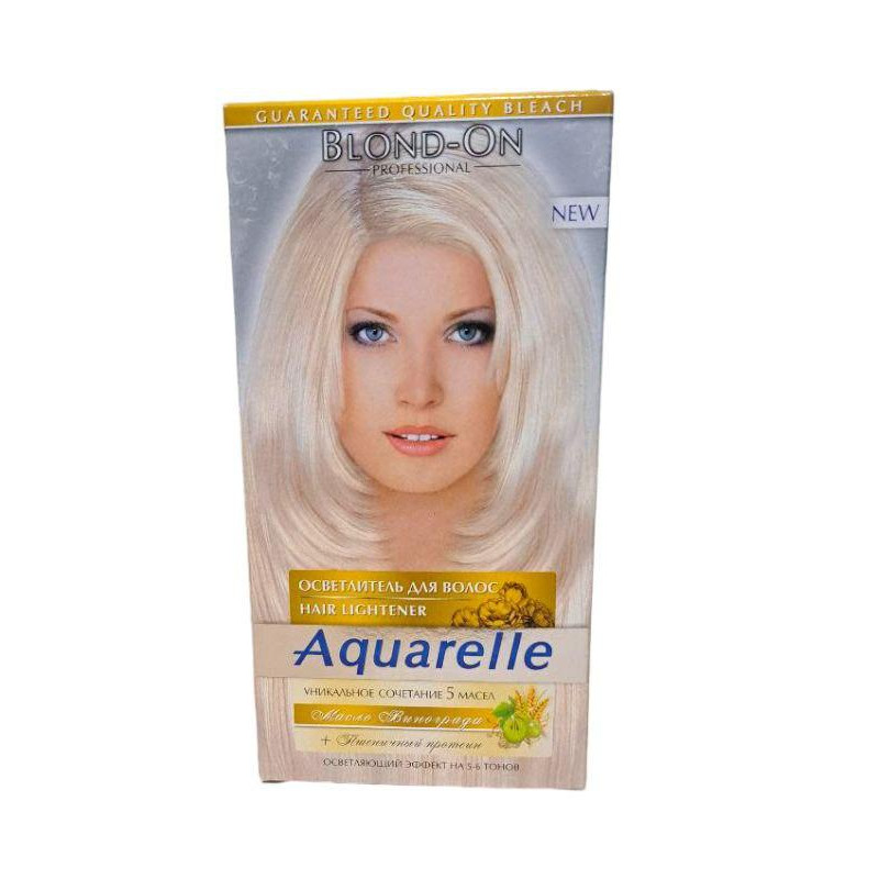 Освітлювач для волосся Aquarelle blond-on пшеничний протеїн 5007