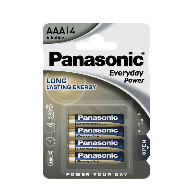 Батарейка LR03 Everyday Power PANASONIC 4 шт. 8077