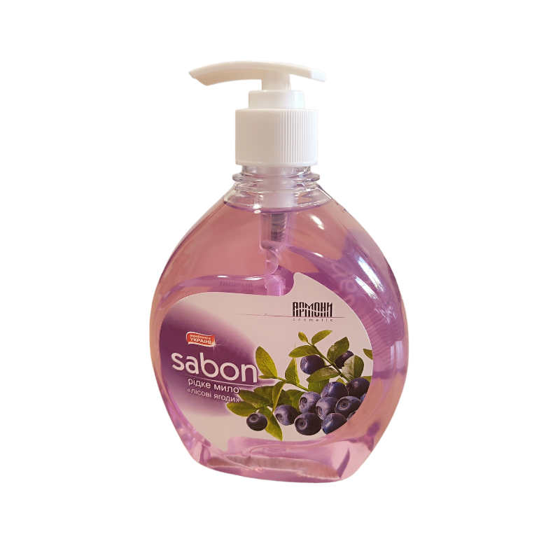 Мыло жидкое Армони Sabon Лесная ягода Дозатор 500 мл.