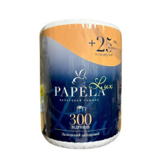 Рушник паперовий Papela Lux 2 шари 300+25 відривів 1 шт.