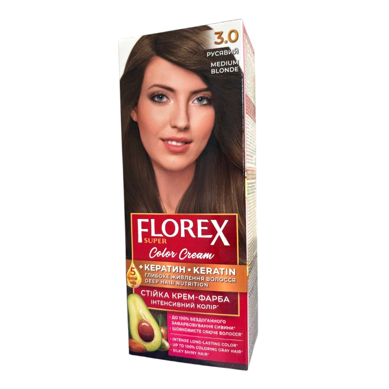 Фарба для волосся Florex Super 3.0 русявий