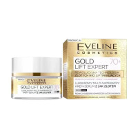 Крем-сироватка для обличчя Eveline GOLD LIFT EXPERT 70+ ультравідновлююча 50 мл 1968