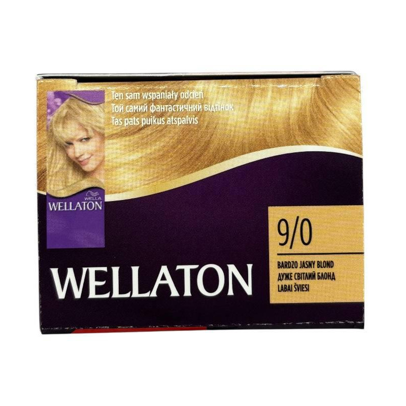Крем-фарба для волосся Wellaton Intense 9/0 Дуже світлий блонд 110 мл.