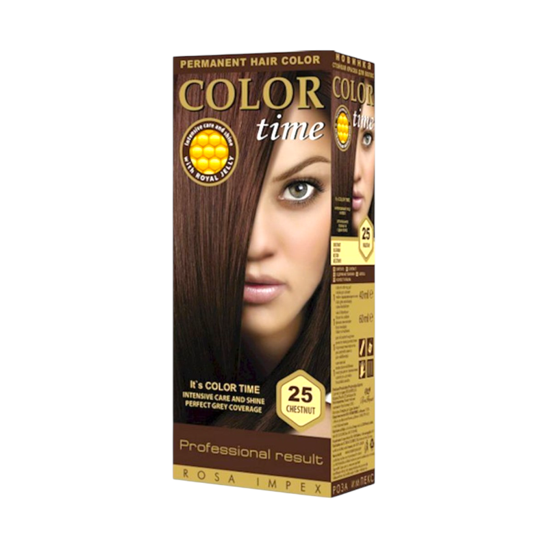Фарба для волосся Color Time Каштан С.25 Уцінка