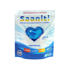 Капсулы для стирки SAANITI Универсал 10 штук 0101