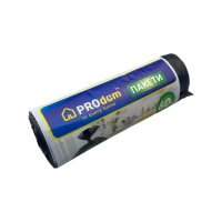 Пакети для сміття Prodom 60 л. 20 шт. чорні 1712
