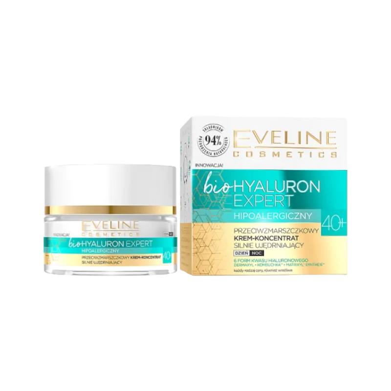 Крем для обличчя EVELINE bioHYALURON EXPERT 40+ концентрат проти зморшок 50 мл 7128