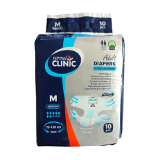 Підгузки для дорослих Normal Clinic Супервбиральні PCV011 M 7 крапель, талія 70-130 см.