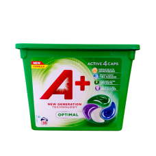 Капсулы для стирки A+ Optimal 4 в 1 38 шт 6452