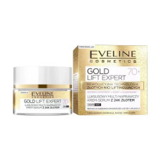 Крем-сироватка для обличчя Eveline GOLD LIFT EXPERT 70+ ультравідновлююча 50 мл 1968