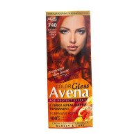 Стійка крем-фарба для волосся Acme Color AVENA 740 Вогненно-мідний