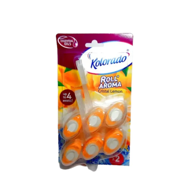 Підвісний блок туалетний Kolorado Duopack Cristal lemon 9295 Уцінка термін до 03.25