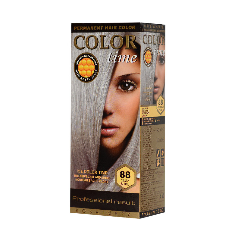 Фарба для волосся Color Time Срібно русявий С.88