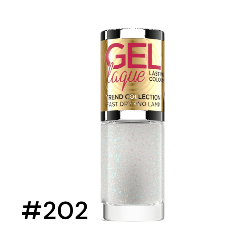 Гель-лак для нігтів EVELINE GEL LAQUE NO LAMP № 202 швидковисихаючий 5 мл 0772