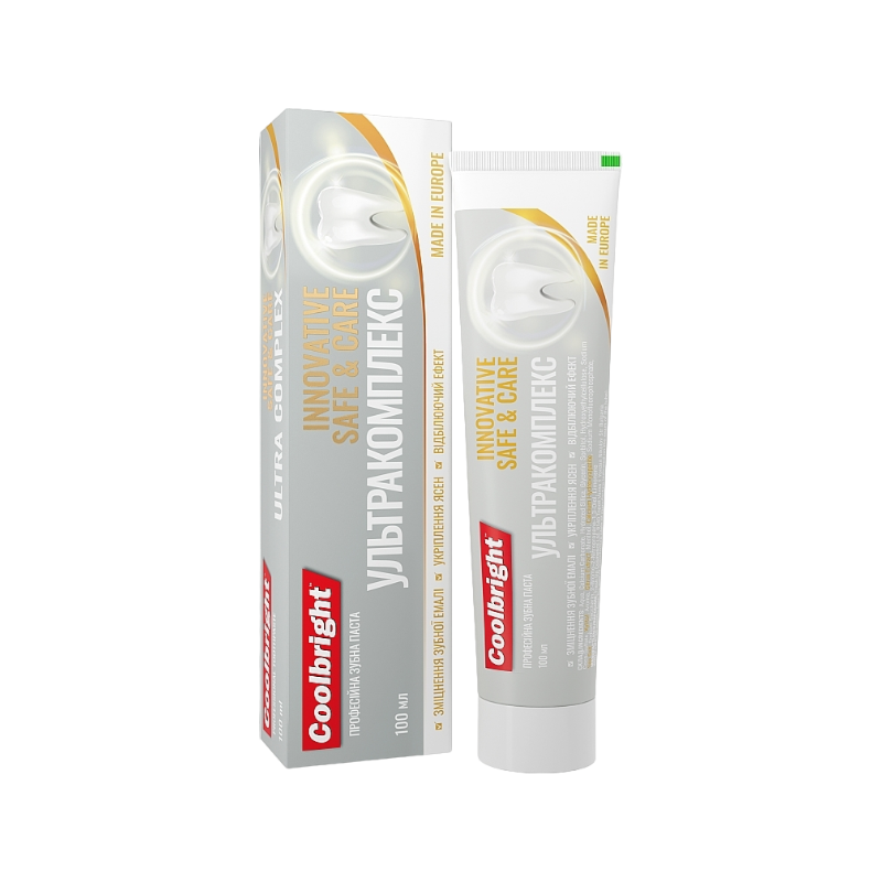 Зубна паста Професійний ультракомплекс INNOVATIVE SAVE & CARE CoollBright 100 г. 7444