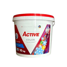 Пральний порошок Active color 10 кг у відрі універсальний